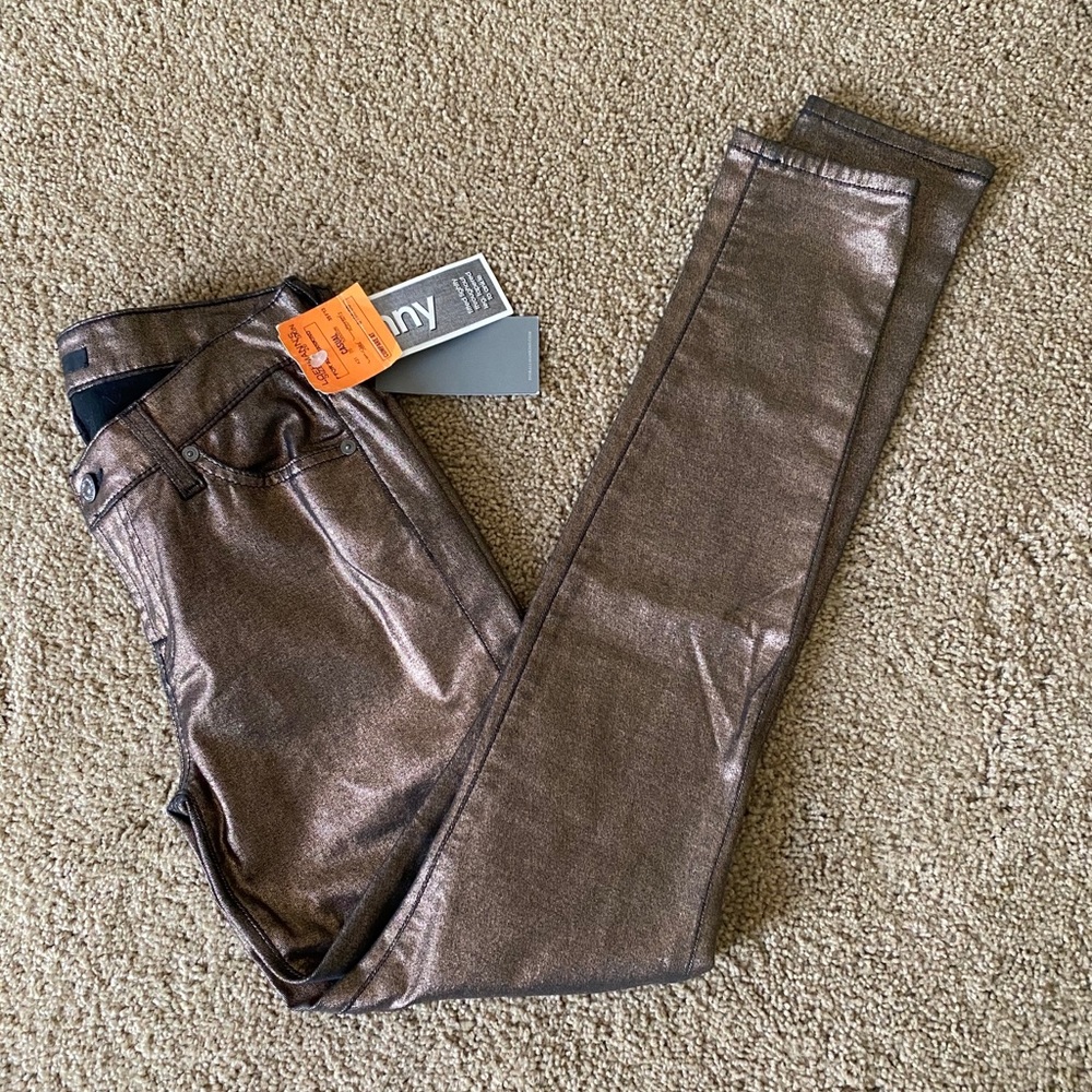 7 for all mankind metallic jeans size 26 - Picture 7 of 7